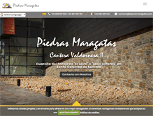 Tablet Screenshot of piedrasmaragatas.com